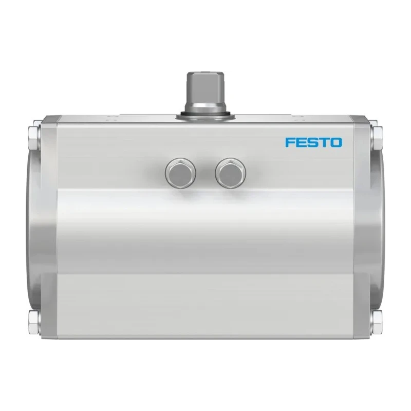 Festo Pneumatic Rotary Actuator Double Acting 90 Degree Rotation 40mm Bore 8 bar Maximum Pressure DFPD-40-RP-90-RD-F0507