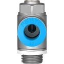 Festo GRLA Series Flow Controller Exhaust Valve, Threaded ISO 1179-1 and ISO 228-1, Operating Pressure 0.2 GRLA-1/4-QS-10-D