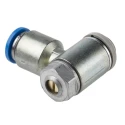 Festo GRLA Series Flow Controller Exhaust Valve, Threaded ISO 1179-1 and ISO 228-1, Operating Pressure 0.2 GRLA-1/4-QS-10-D