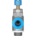 Festo Exhaust Valve Flow Controller GRLA-1/4-QS-10-RS-D 0.2-10 bar Reinforced Material Germany