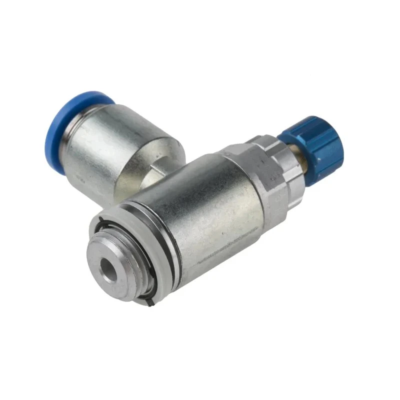 Festo Exhaust Valve Flow Controller GRLA-1/4-QS-10-RS-D 0.2-10 bar Reinforced Material Germany