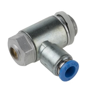 Festo GRLA Series Flow Controller Exhaust Valve Stainless Steel Reinforced POM Polyamide GRLA-1/4-QS-6-D