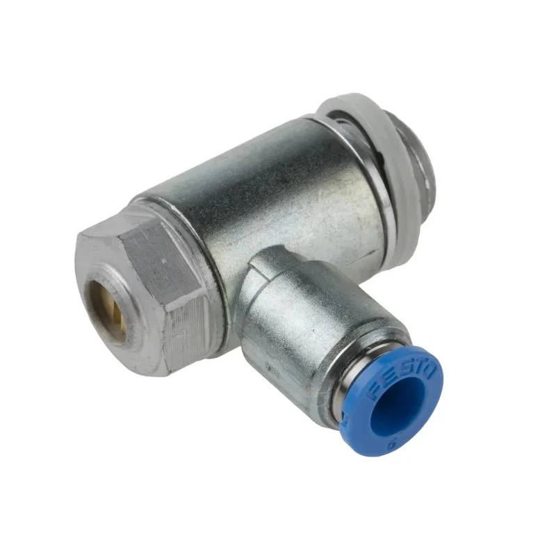 Festo GRLA Series Flow Controller Exhaust Valve Stainless Steel Reinforced POM Polyamide GRLA-1/4-QS-6-D
