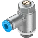 Festo GRLA Series Flow Controller Exhaust Valve Stainless Steel Reinforced POM Polyamide GRLA-1/4-QS-6-D