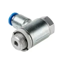 Festo GRLA Series Flow Controller Exhaust Valve Stainless Steel Reinforced POM Polyamide GRLA-1/4-QS-6-D
