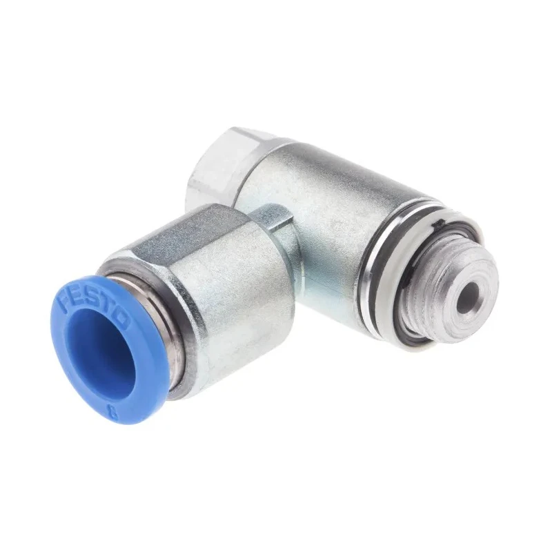 Festo Flow Controller Flow Regulator 1 bar Max Operating Pressure 150°C Max Operating Temperature GRLZ-1/8-QS-8-D