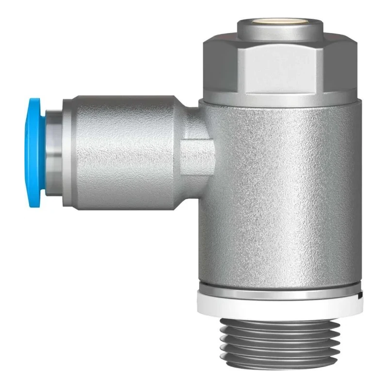 Festo GRLA Series Flow Controller Exhaust Valve Stainless Steel Reinforced POM Polyamide GRLA-1/4-QS-6-D