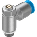 Festo Flow Controller Flow Regulator 1 bar Max Operating Pressure 150°C Max Operating Temperature GRLZ-1/8-QS-8-D