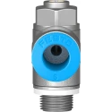 Festo Flow Controller Flow Regulator 1 bar Max Operating Pressure 150°C Max Operating Temperature GRLZ-1/8-QS-8-D