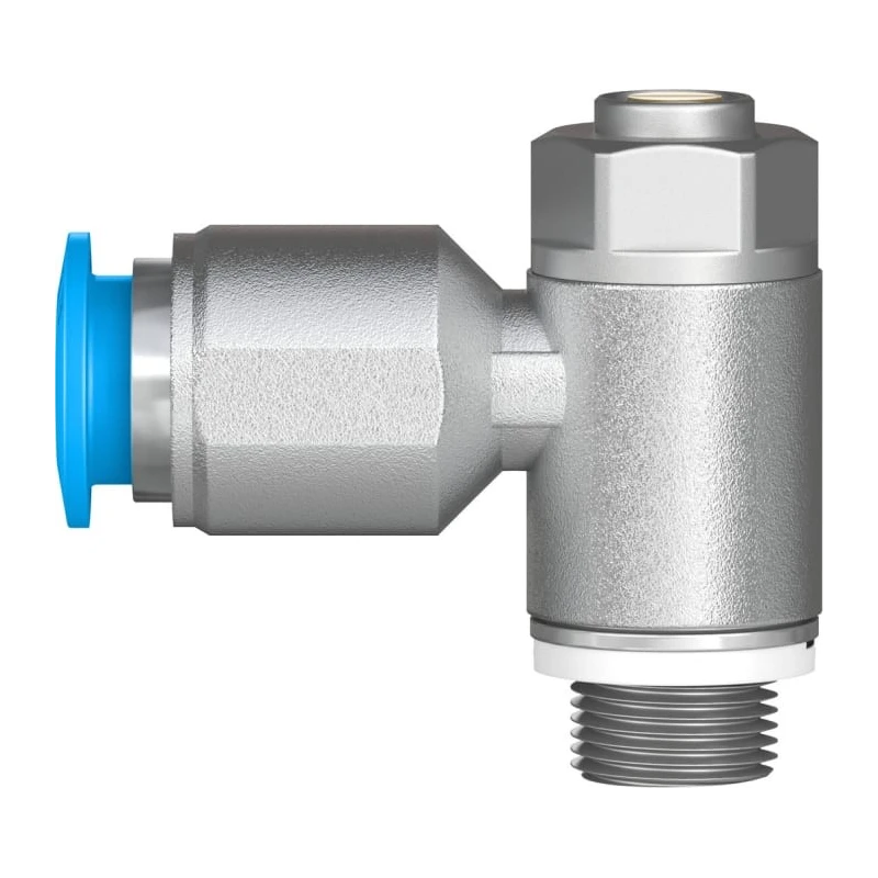 Festo Flow Controller Flow Regulator 1 bar Max Operating Pressure 150°C Max Operating Temperature GRLZ-1/8-QS-8-D