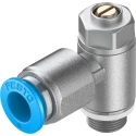 Festo Flow Controller Flow Regulator 1 bar Max Operating Pressure 150°C Max Operating Temperature GRLZ-1/8-QS-8-D