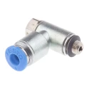 Festo Pneumatic Flow Regulator , 4 mm Tube Inlet, Threaded Male Outlet, 1 bar Max Operating Pressure, -10°C GRLZ-M5-QS-4-D