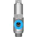 Festo HGL Series Non-Return Check Valve 10 bar Max Operating Pressure, -10°C to 60°C Operating Temperature HGL-1/8-QS-6