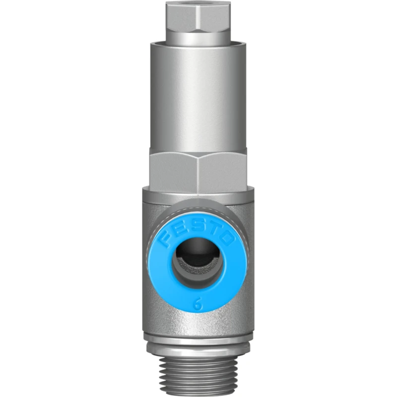 Festo HGL Series Non-Return Check Valve 10 bar Max Operating Pressure, -10°C to 60°C Operating Temperature HGL-1/8-QS-6