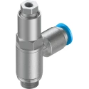 Festo HGL Series Non-Return Check Valve 10 bar Max Operating Pressure, -10°C to 60°C Operating Temperature HGL-1/8-QS-6