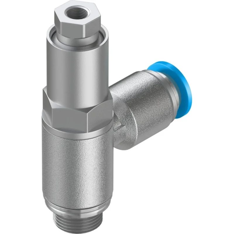 Festo HGL Series Non-Return Check Valve 10 bar Max Operating Pressure, -10°C to 60°C Operating Temperature HGL-1/8-QS-6