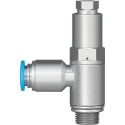 Festo HGL Series Non-Return Check Valve 10 bar Max Operating Pressure, -10°C to 60°C Operating Temperature HGL-1/8-QS-6