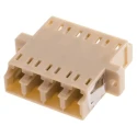 RS PRO LC to LC Multimode Duplex Fibre Optic Adapter 0.1dB Insertion Loss 121-3956