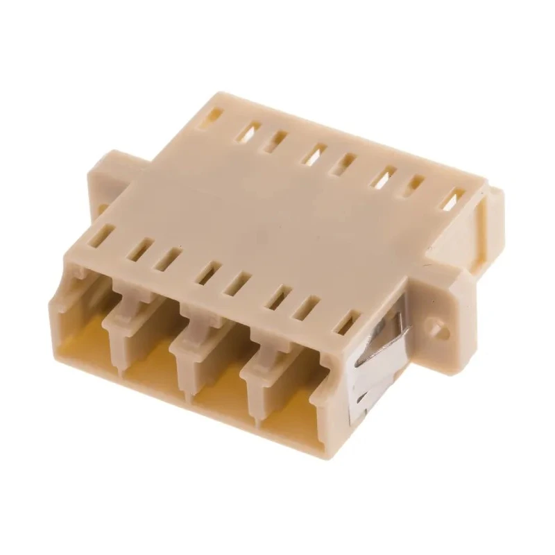 RS PRO LC to LC Multimode Duplex Fibre Optic Adapter 0.1dB Insertion Loss 121-3956