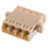 RS PRO LC to LC Multimode Duplex Fibre Optic Adapter 0.1dB Insertion Loss 121-3956