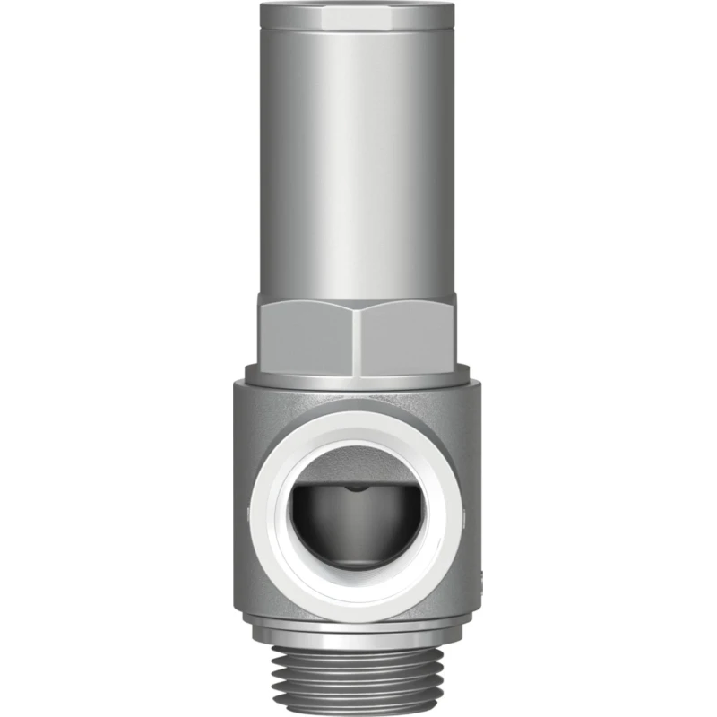 Festo HGL Series Non-Return Check Valve Nickel Plated Brass & Anodised Alloy, 10 bar, -10°C to 60°C, Model HGL-1/2-B