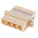 RS PRO LC to LC Multimode Duplex Fibre Optic Adapter 0.1dB Insertion Loss 121-3956