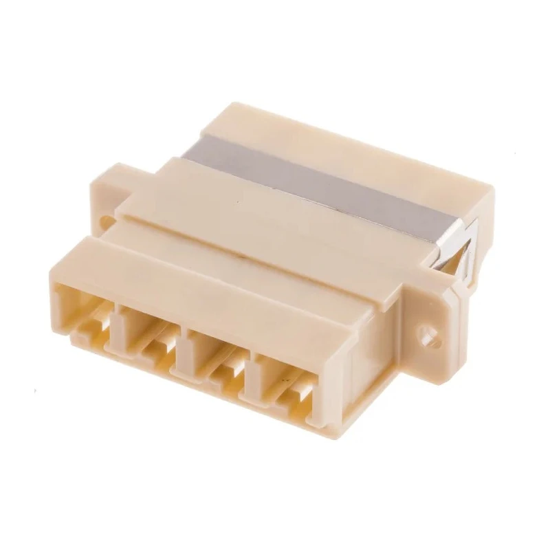RS PRO LC to LC Multimode Duplex Fibre Optic Adapter 0.1dB Insertion Loss 121-3956
