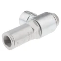 Festo HGL Series Non-Return Check Valve Nickel Plated Brass & Anodised Alloy, 10 bar, -10°C to 60°C, Model HGL-1/2-B