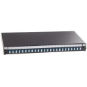 RS PRO 24 Port LC Duplex Fibre Optic Patch Panel With 24 Ports Populated, 1U Rack Height, Steel, 44mm Height 482mm 121-3959