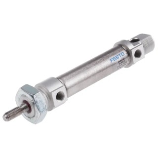 Festo Pneumatic Cylinder DSNU Series 20 mm Bore, 50 mm Stroke, Direct Mount, Air Cushion DSNU-20-50-PPS-A