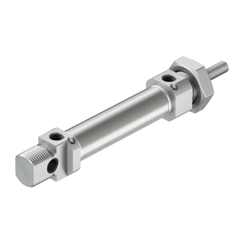 Festo Pneumatic Cylinder Double Acting 50 mm Stroke, Foot and Flange Mount, Air Cushioning DSNU-20-50-PPV-A