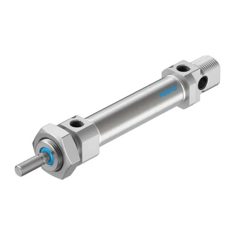 Festo Pneumatic Cylinder Double Acting 50 mm Stroke, Foot and Flange Mount, Air Cushioning DSNU-20-50-PPV-A