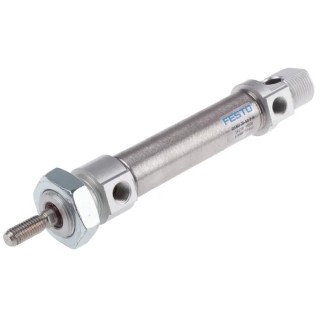 Festo Pneumatic Cylinder 50 mm Stroke Double Acting Elastic Cushioning Metric Thread DSNU-20-50-P-A
