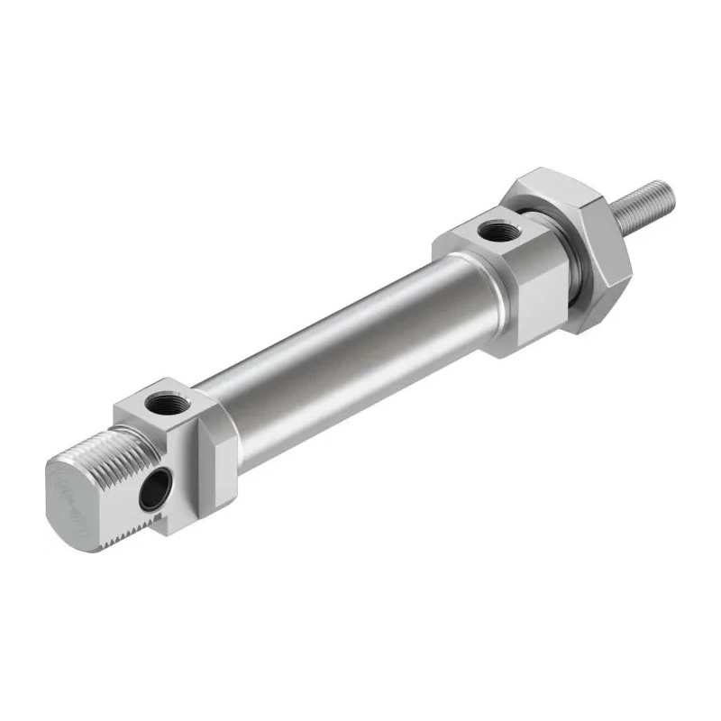 Festo Pneumatic Cylinder 50 mm Stroke Double Acting Elastic Cushioning Metric Thread DSNU-20-50-P-A