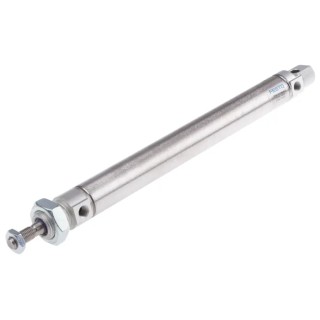 Festo Pneumatic Cylinder Double Acting, Stroke Length 200mm, Elastic Cushioning, Multi-Mount DSNU-25-200-P-A
