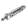 Festo Pneumatic Cylinder Double Acting Aluminium Body 20mm Stroke Length 161.5mm Length 80°C Max Operating DSNU-25-20-P-A