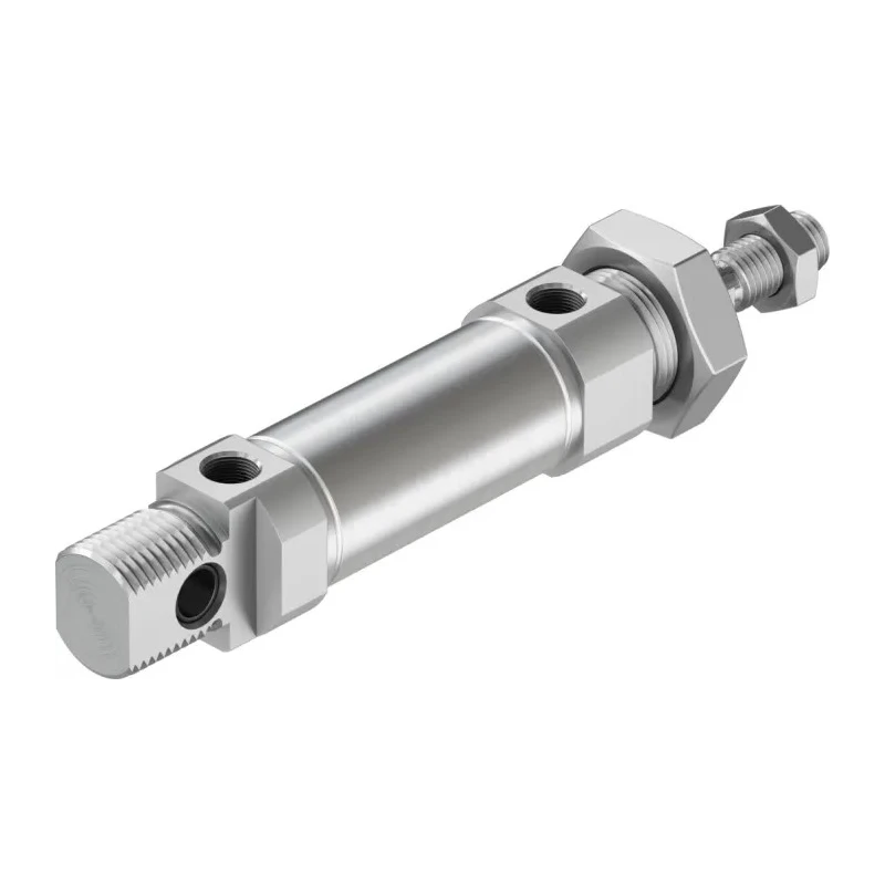 Festo Pneumatic Cylinder Double Acting Aluminium Body 20mm Stroke Length 161.5mm Length 80°C Max Operating DSNU-25-20-P-A