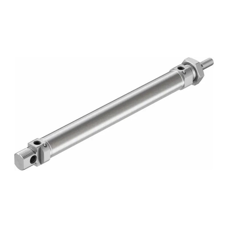 Festo Pneumatic Cylinder 25 mm Bore, 200 mm Stroke, Air Cushioning, Stainless Steel Piston Rod DSNU-25-200-PPV-A