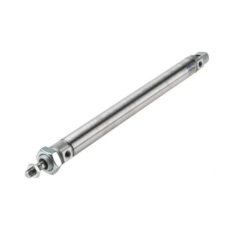 Festo 250 mm Pneumatic Cylinder with Elastomer Cushioning, Rear Foot Flange Mount DSNU-25-250-P-A