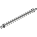 Festo 250 mm Pneumatic Cylinder with Elastomer Cushioning, Rear Foot Flange Mount DSNU-25-250-P-A