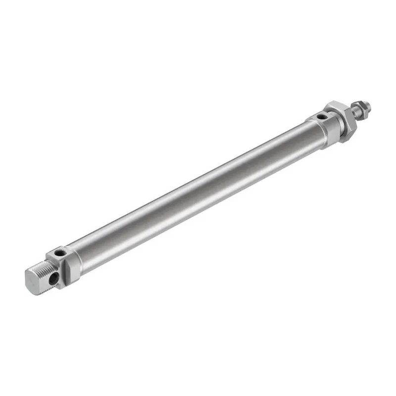 Festo 250 mm Pneumatic Cylinder with Elastomer Cushioning, Rear Foot Flange Mount DSNU-25-250-P-A