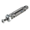 Festo Pneumatic Cylinder Double Acting ISO 6432, 25 mm Bore, 20 mm Stroke, Self-Adjusting Air Cushioning DSNU-25-20-PPS-A