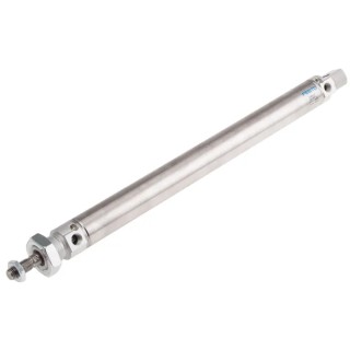 Festo 25 mm Bore Double Acting Pneumatic Cylinder, 250 mm Stroke, Air Cushion, Stainless Steel Rod DSNU-25-250-PPV-A