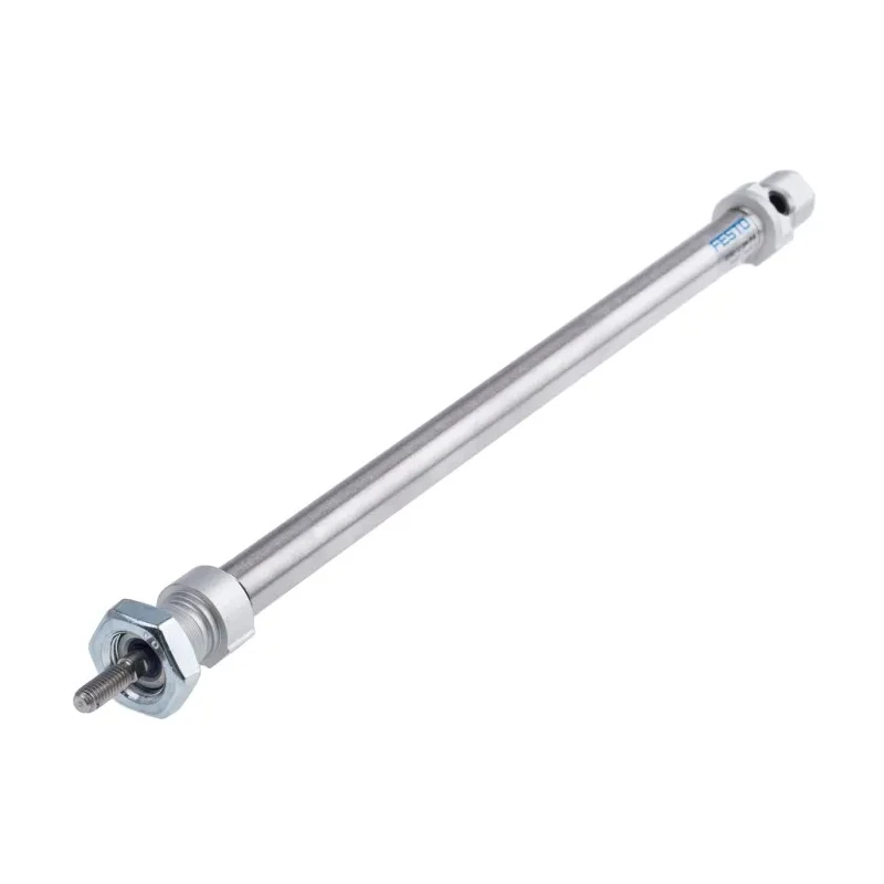 Festo Pneumatic Cylinder , 200 mm Stroke, 305 mm Length, Elastomer Cushioning, ISO 6432 Standard DSNU-12-200-P-A