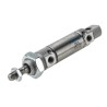 Festo Pneumatic Cylinder , Double-Acting, 20 mm Stroke, 161.5 mm Length, Air Cushion, Direct Mount, 80°C DSNU-25-20-PPV-A