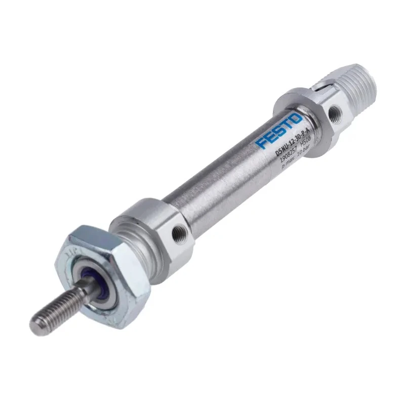 Festo Pneumatic Cylinder DSNU Series Double-Acting 30 mm Stroke Length Aluminium Alloy Body DSNU-12-30-P-A