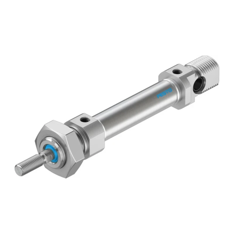 Festo Pneumatic Cylinder DSNU Series 25 mm Stroke Length Double Acting Elastomer Cushioning DSNU-12-25-P-A