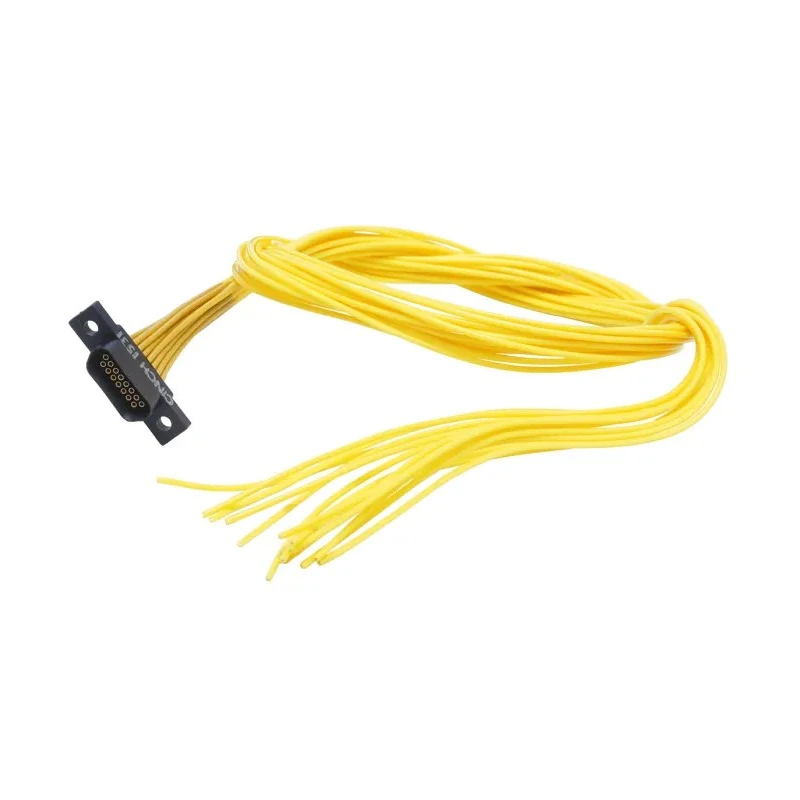 Cinch DCDA 15 Way Straight 1.27 mm Pitch Cable D-Sub Connector Female DCDA-15S-6E2-18.0B