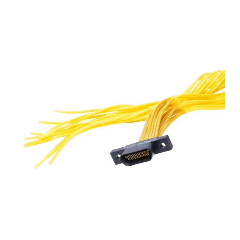 Cinch DCDA 15 Way Straight 1.27 mm Pitch Cable D-Sub Connector Female DCDA-15S-6E2-18.0B