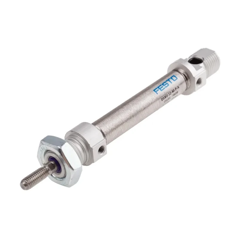 Festo Pneumatic Cylinder Double Acting 40mm Stroke Aluminium Body DSNU-12-40-P-A